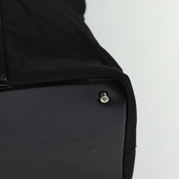 GUCCI Bamboo Hand Bag Nylon Black 002 2854 0412 5 Auth EC436