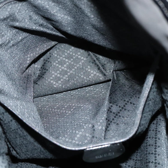 GUCCI Bamboo Hand Bag Nylon Black 002 2854 0412 5 Auth EC436