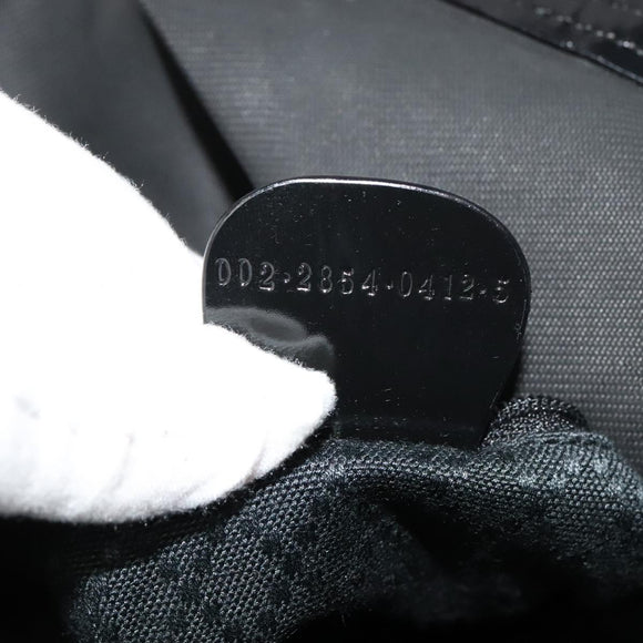 GUCCI Bamboo Hand Bag Nylon Black 002 2854 0412 5 Auth EC436