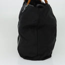 GUCCI Bamboo Hand Bag Nylon Black 002 2854 0412 5 Auth EC436-4