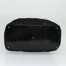 GUCCI Bamboo Hand Bag Nylon Black 002 2854 0412 5 Auth EC436-5