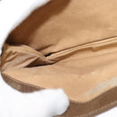 GUCCI GG Supreme Web Sherry Line Shoulder Bag PVC Beige 904 02 029 Auth EC437-24