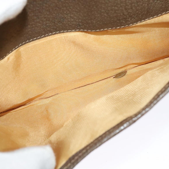 GUCCI GG Supreme Web Sherry Line Shoulder Bag PVC Beige 904 02 029 Auth EC437