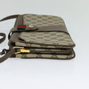 GUCCI GG Supreme Web Sherry Line Shoulder Bag PVC Beige 904 02 029 Auth EC437-4