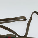 GUCCI GG Supreme Web Sherry Line Shoulder Bag PVC Beige 904 02 029 Auth EC437-8