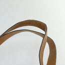 Salvatore Ferragamo Gancini Shoulder Bag Leather Beige Gold Auth EC442-8