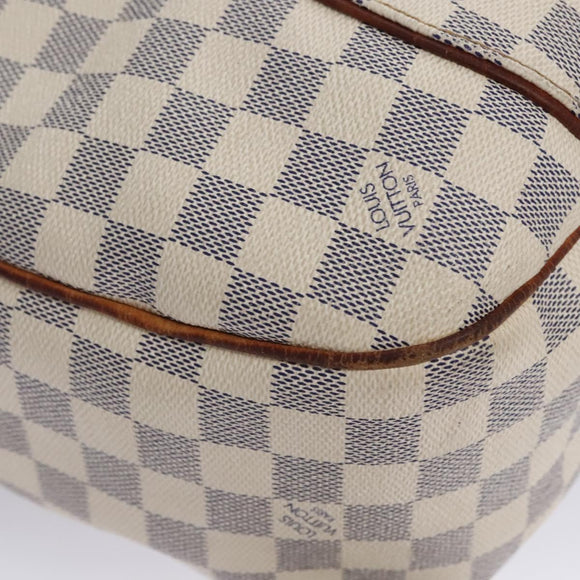 LOUIS VUITTON Damier Azur Galliera PM Shoulder Bag N55215 LV Auth EC449