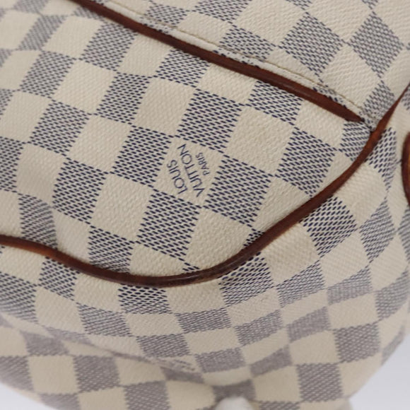 LOUIS VUITTON Damier Azur Galliera PM Shoulder Bag N55215 LV Auth EC449