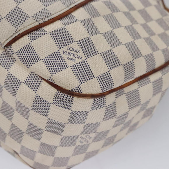LOUIS VUITTON Damier Azur Galliera PM Shoulder Bag N55215 LV Auth EC449