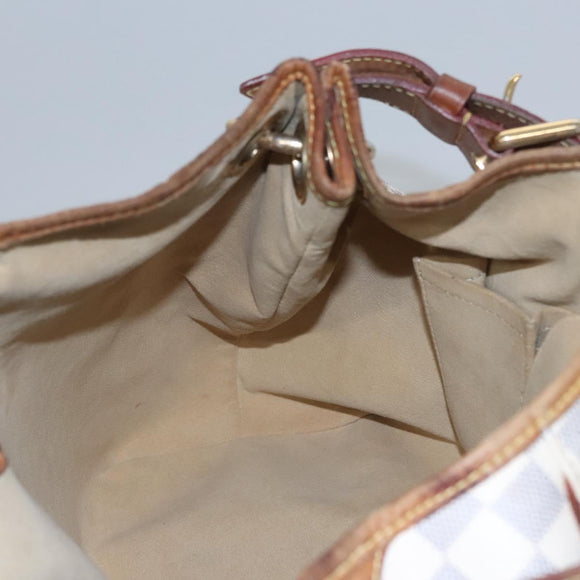 LOUIS VUITTON Damier Azur Galliera PM Shoulder Bag N55215 LV Auth EC449