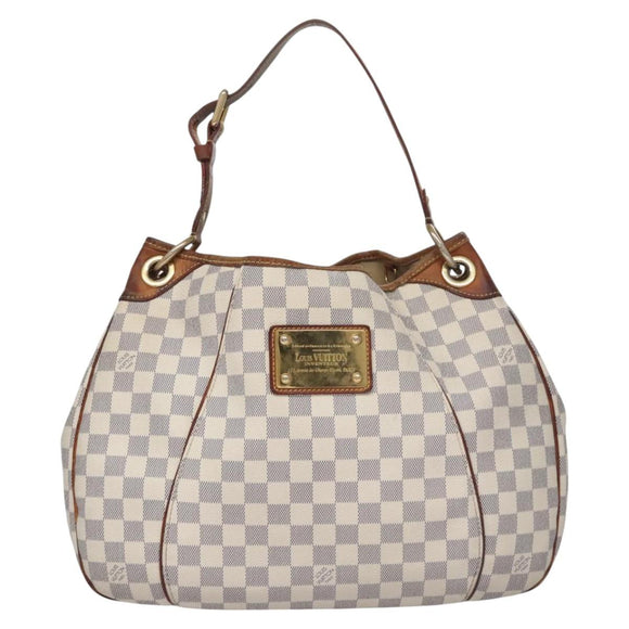 LOUIS VUITTON Damier Azur Galliera PM Shoulder Bag N55215 LV Auth EC449