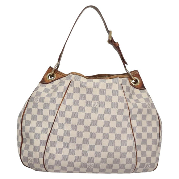 LOUIS VUITTON Damier Azur Galliera PM Shoulder Bag N55215 LV Auth EC449