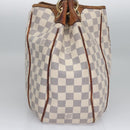 LOUIS VUITTON Damier Azur Galliera PM Shoulder Bag N55215 LV Auth EC449-4