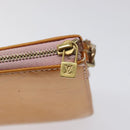 LOUIS VUITTON Vernis Lexington Pouch Marshmallow Pink M91057 LV Auth EC455-17