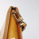 LOUIS VUITTON Vernis Lexington Pouch Marshmallow Pink M91057 LV Auth EC455-10