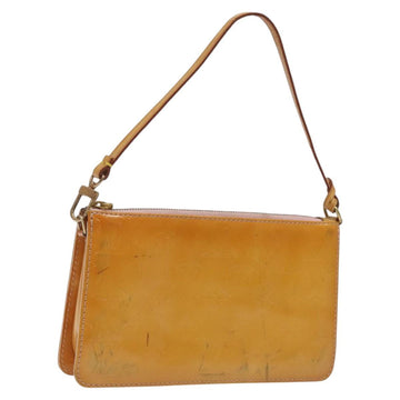 LOUIS VUITTON Vernis Lexington Pouch Marshmallow Pink M91057 LV Auth EC455