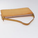 LOUIS VUITTON Vernis Lexington Pouch Marshmallow Pink M91057 LV Auth EC455-7