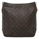 LOUIS VUITTON Monogram Looping GM Shoulder Bag M51145 LV Auth EC458-13