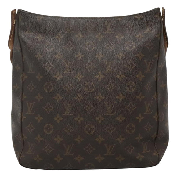 LOUIS VUITTON Monogram Looping GM Shoulder Bag M51145 LV Auth EC458
