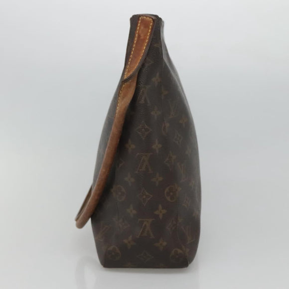 LOUIS VUITTON Monogram Looping GM Shoulder Bag M51145 LV Auth EC458