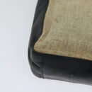 PRADA Hand Bag Canvas 2way Beige Auth EC469-12