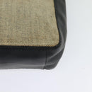 PRADA Hand Bag Canvas 2way Beige Auth EC469-13