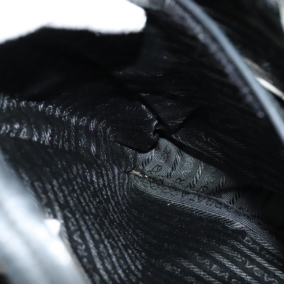 PRADA Hand Bag Canvas 2way Beige Auth EC469