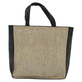 PRADA Hand Bag Canvas 2way Beige Auth EC469 - 0