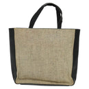 PRADA Hand Bag Canvas 2way Beige Auth EC469-3