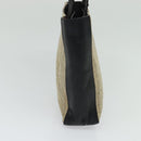 PRADA Hand Bag Canvas 2way Beige Auth EC469-3