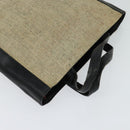 PRADA Hand Bag Canvas 2way Beige Auth EC469-6