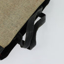 PRADA Hand Bag Canvas 2way Beige Auth EC469-7