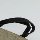 PRADA Hand Bag Canvas 2way Beige Auth EC469-8