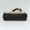 PRADA Hand Bag Canvas 2way Beige Auth EC469-9