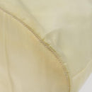 PRADA Hand Bag Nylon Cream Silver Auth EC470-9
