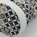 CELINE Shoulder Bag Canvas Blue Beige white Auth EC472V-15