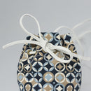 CELINE Shoulder Bag Canvas Blue Beige white Auth EC472V-9