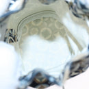 CELINE Shoulder Bag Canvas Blue Beige white Auth EC472V-11