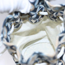 CELINE Shoulder Bag Canvas Blue Beige white Auth EC472V-20