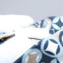 CELINE Shoulder Bag Canvas Blue Beige white Auth EC472V-12