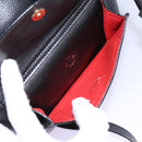 CELINE Backpack Leather Black Gold Auth EC484-23