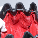 CELINE Backpack Leather Black Gold Auth EC484-26