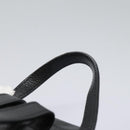 CELINE Backpack Leather Black Gold Auth EC484-14