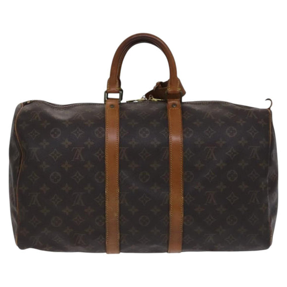 LOUIS VUITTON Monogram Keepall 45 Boston Bag M41428 LV Auth EC485