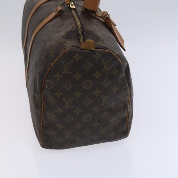LOUIS VUITTON Monogram Keepall 45 Boston Bag M41428 LV Auth EC485