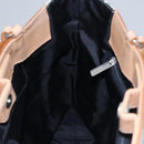 BURBERRY Nova Check Blue Label Hand Bag Canvas Blue Auth EC489-19