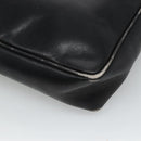 GUCCI Web Sherry Line Shoulder Bag Leather Black Red Green Auth EC493-13