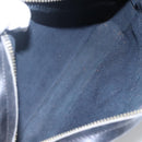 GUCCI Web Sherry Line Shoulder Bag Leather Black Red Green Auth EC493-16