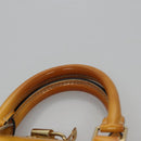 LOUIS VUITTON Monogram Vernis Alma PM Hand Bag Citrin M90101 LV Auth EC497-8