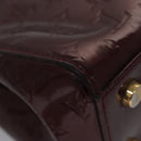 LOUIS VUITTON Vernis Blair MM Hand Bag 2way Rouge Favist M91690 LV Auth EC506-14